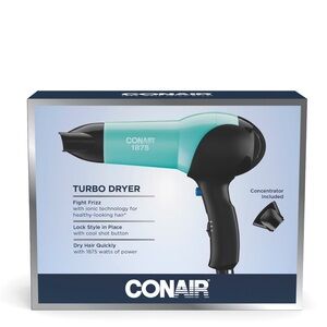 Conair Turbo Hair Dryer in Black and Blue